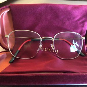 Authentic Gucci gold glasses